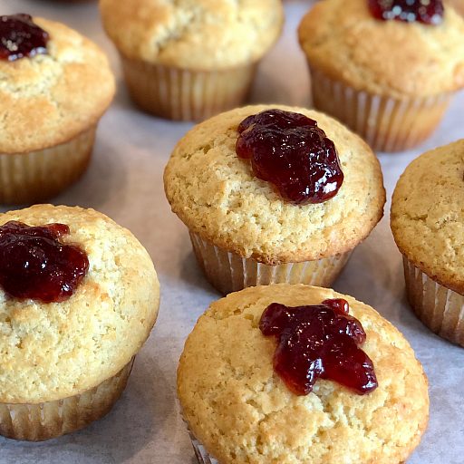 Raspberry Corn Muffins (updated)